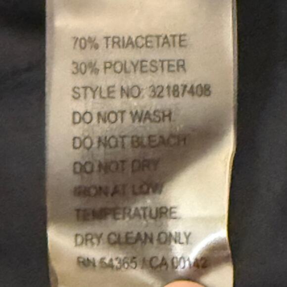 Nygard Blazer Zip-Front Contrast Jacket Sz 10 White Trim Business Office Siren - Picture 8 of 8